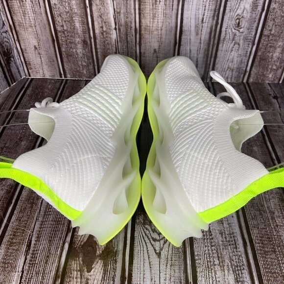 🧿 LIME GREEN WHITE SNEAKERS - Picture 5 of 10